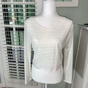 Divided by H&M white long sleeve top